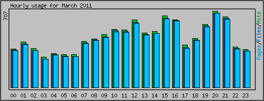 Hourly usage