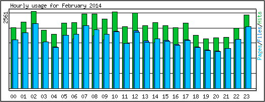 Hourly usage