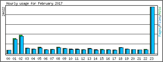 Hourly usage