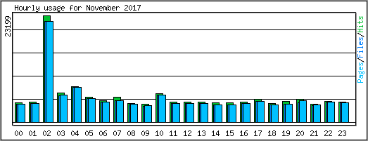 Hourly usage